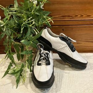 FootJoy eComfort white black golf shoes 8M